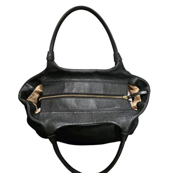 Kate Spade Berkshire Road Stevie Black Leather Satchel Shoulder Bag Classic - Picture 6 of 12